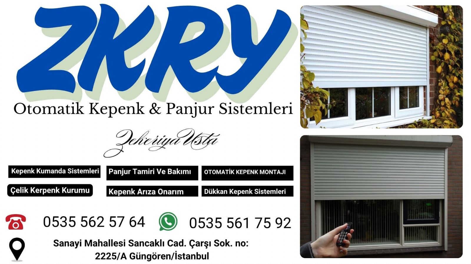 Güngören Panjur ve Kepenk Tamiri